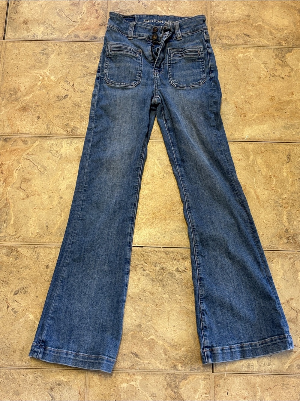 American Eagle Outfitters Women’s Blue Bootcut Jeans size 0